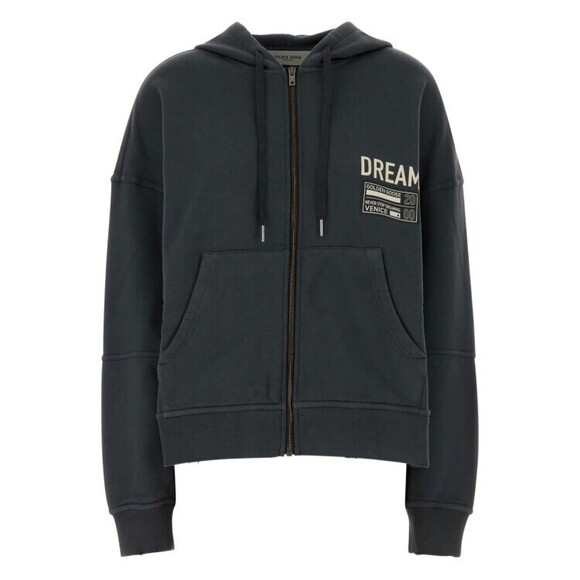Golden Goose Zip-Fastening Anthracite Hoodie - NWT